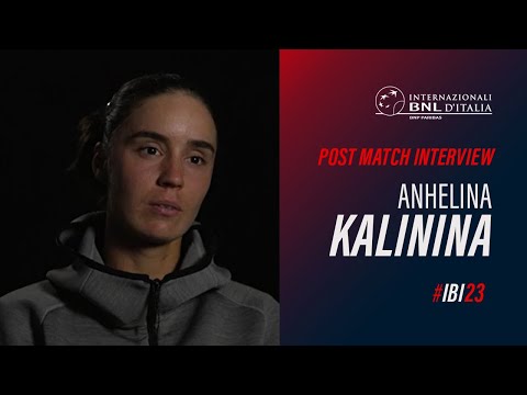 Anhelina Kalinina Post Match Interview (after Final) #IBI23