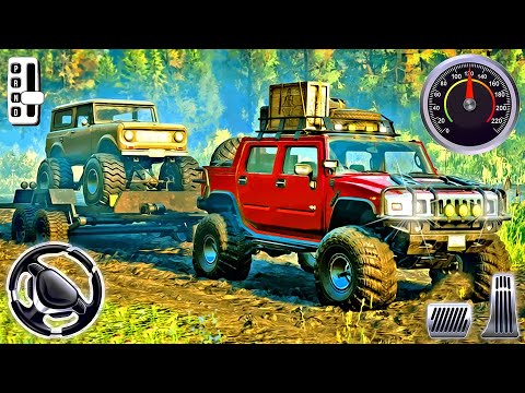 Offroad Hummer Jeep Driving - 4x4 SUV Driver Simulator | Android Gameplay