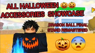 Download lagu All HALLOWEEN 🎃ACCESSORIES SHOWCASE , DRAGON BALL FINAL STAND REMASTERED #roblox skull Mask and etc  mp3