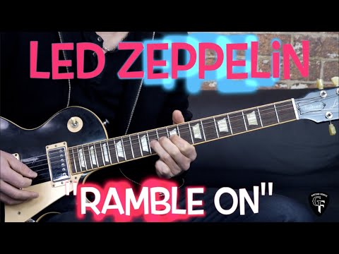 Led Zeppelin - "Ramble On" - Rock Guitar Lesson (w/Tabs)