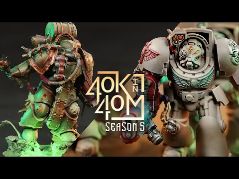 Deathwing Assault! Dark Angels vs Death Guard Warhammer 40k in 40 minutes