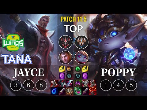 JAG TaNa Jayce vs Poppy Top - KR Patch 11.5