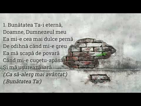 Bunătatea Ta-i eternă - video