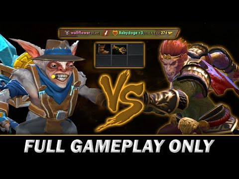Avoid Getting Hit, Meepo Mid 1st item Boots VS Monkey King Mid - Meepo Gameplay#955