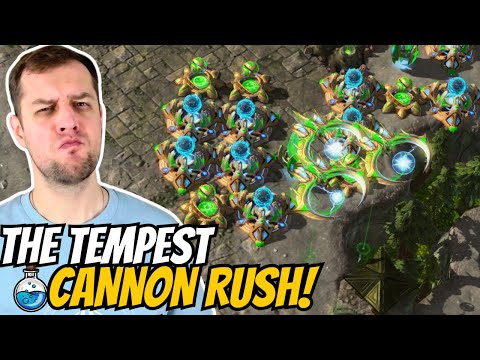 The Best Tempest Cannon Rush I've ever done!  | Cannon Rush in Grandmaster #180 StarCraft 2