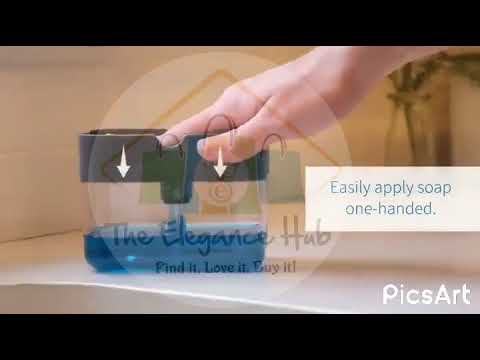 Dishwashing Liquid Soap Dispenser with sponge Holder