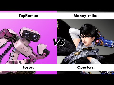 Battle for Bells #11 Losers Semi Finals: TopRamen (R.O.B, King Dedede) vs Money_mike (Bayonetta)