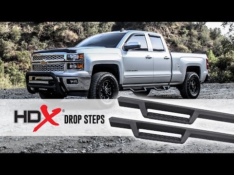Westin 56-13725 HDX Drop Nerf Step Bars installation on 2014-2015 Silverado 1500