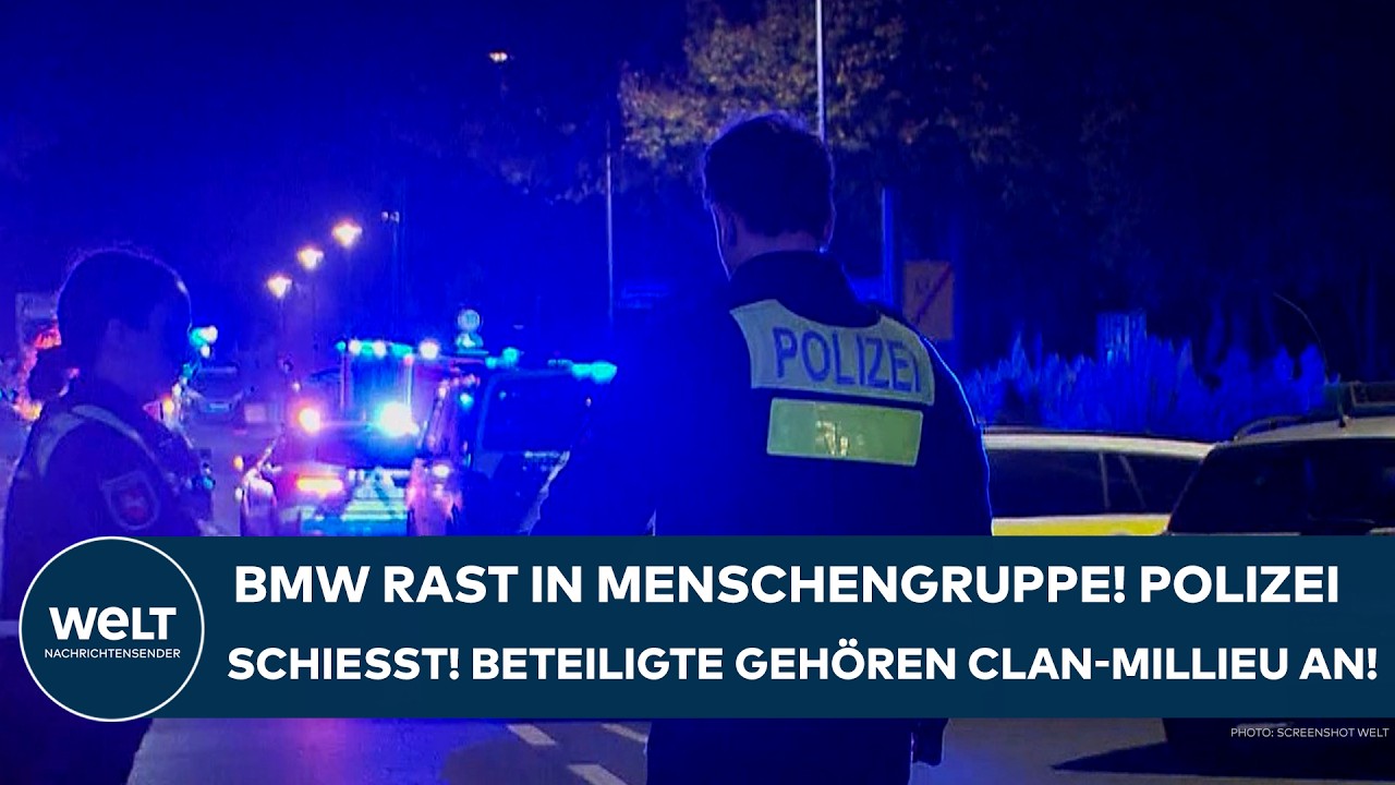 NEUSTADT AM RÜBENBERGE: Beteiligte gehören Clan-Millieu an! BMW raste in Menschengruppe!