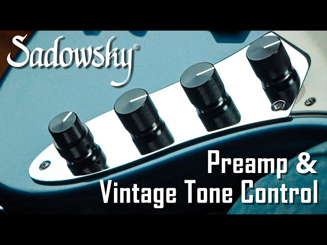 Sadowsky Onboard Bass Preamp 4-Knob com VTC | Groove Maker Store