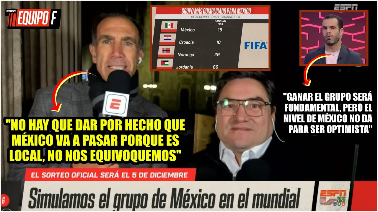 En cualquier grupo, MÉXICO PELIGRA: NO POR SER LOCAL SIGNIFICA QUE AVANCE, Paco Gabriel | Equipo F