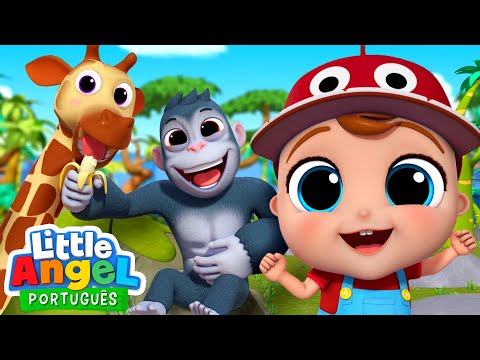 Capa de Os Sons dos Animais São baixinhos e ALTOS, Joãozinho! | Canal do Joãozinho - Little Angel Português