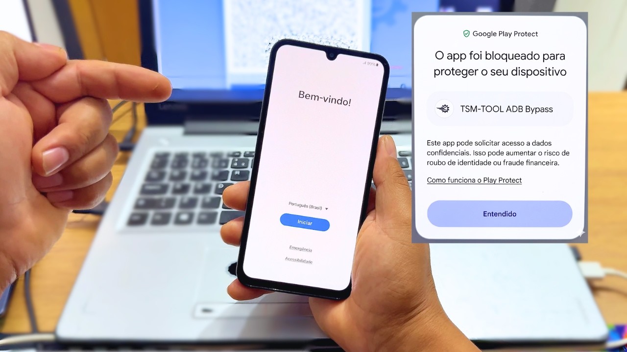 Solução Samsung KG/MDM/PayJoy Desativar Google Play Protect Android 14