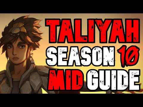 Season 10 Taliyah Mid Guide - Best Builds & Runes - MULTIPLE ONESHOTS IN DIAMOND 1 Gameplay Tutorial