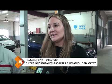 El I T R 3 incorpora recursos para el desarrollo educativo  Melisa Ferreyra, Cristian Bruno y Lisand