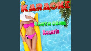 Agua y Sal (Popularizado por Rosario) (Karaoke Version)