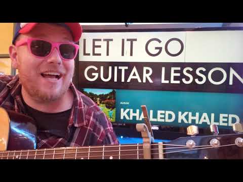 How To Play Let It Go Guitar DJ Khaled Justin Bieber 21 Savage // easy guitar tutorial beginner