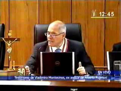 MONTESINOS RESPONDIO Y LE DOLIO AL FISCAL