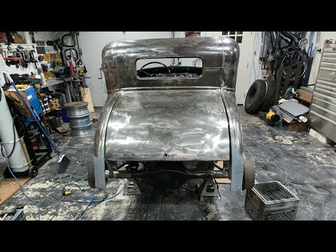 Model A rear lower panel installed