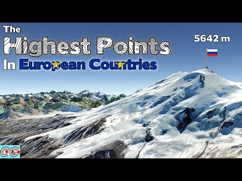 What is the Highest Point in Each European Country?