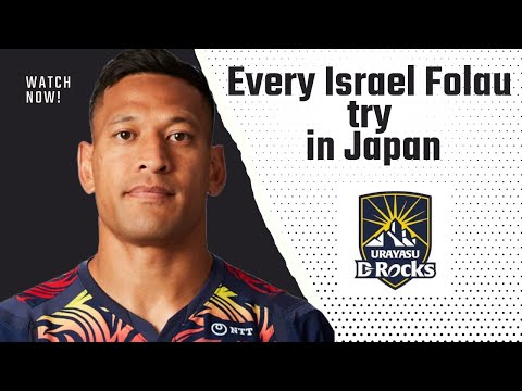 Every Israel Folau try in Japan