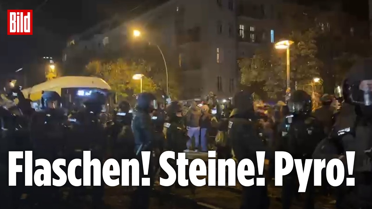 ⁣GEN-Z‑PROTESTE in Berlin: „Die Situation eskaliert am laufenden Band“ | Reporter vor Ort