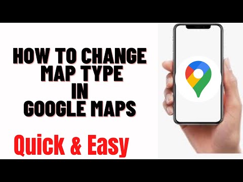 how to change map type in google maps 2024