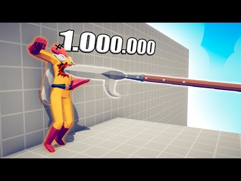 1.000.000 DAMAGE PIKE 1 vs 1 TOURNAMENT - TABS | Totally Accurate Battle Simulator 2023