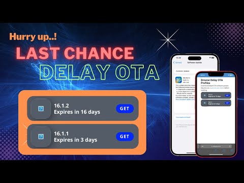 How to Install iOS 16.1.1 and iOS 16.1.2 | Delay OTA | Without Computer