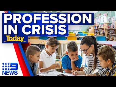 Almost half of Aussie teachers thinking of quitting in 2024 | 9 News Australia