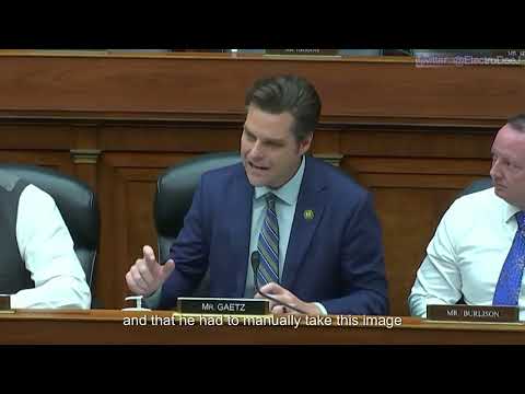 Representative Gaetz Reveals Seeing Anomalous Radar Data and Imagery of UAP at Eglin AFB