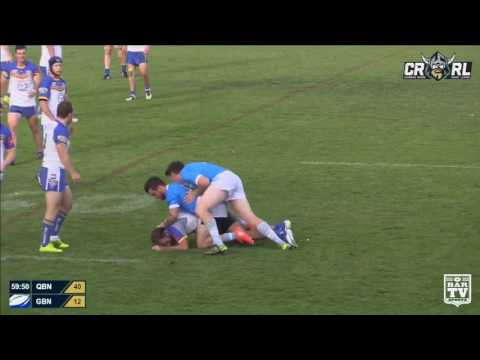 #Highlights  2017 Canberra RL Round 3  - 1st Grade - Queanbeyan Blues V Goulburn Workers Bulldogs
