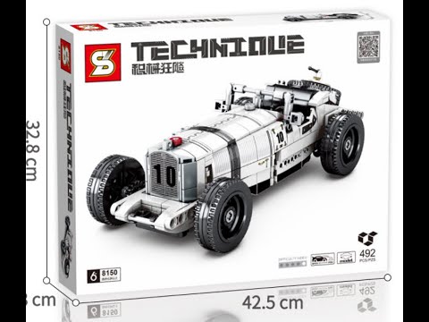 SY 8150 (Mercedes-Benz SSK 492pcs) speed build