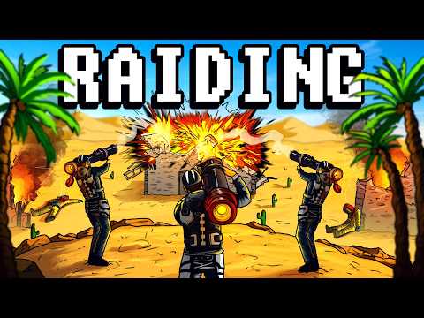 RAIDING ALL OF OUR ENEMIES - Rust (Trio Survival)