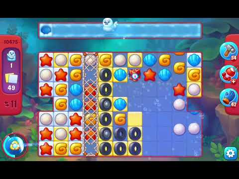 Fishdom Hard Level 10475 (with ingame lightning booster)  @choraelmin