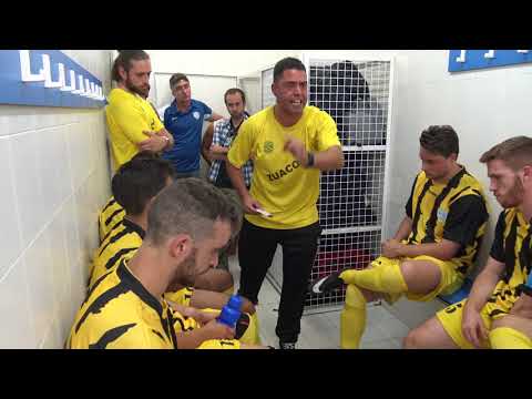 Charla de JJ Ojeda, en el partido Sporting Valdebernardo vs Zuacom