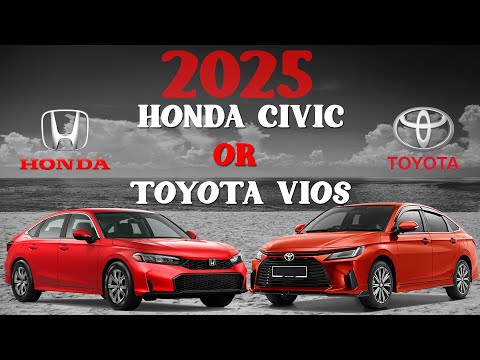 Thumbnail for 2025 Honda Civic vs 2025 Toyota Vios | Honda Civic vs Toyota Vios 2025| 2025 | Civic vs Vios 2025 by Toyota, Car, Toyota Vios