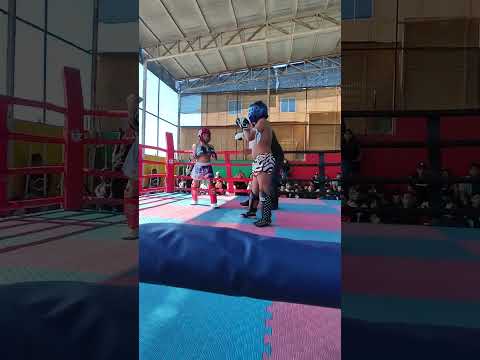 COLLISION 7 MUAY THAI INFANTIL JOEL (rojo) vs PHILLIPE (azul)