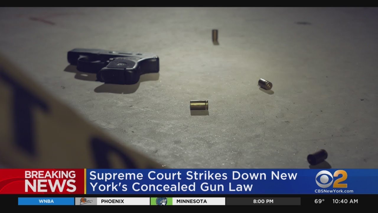 Supreme Court strikes down New York's concealed carry law