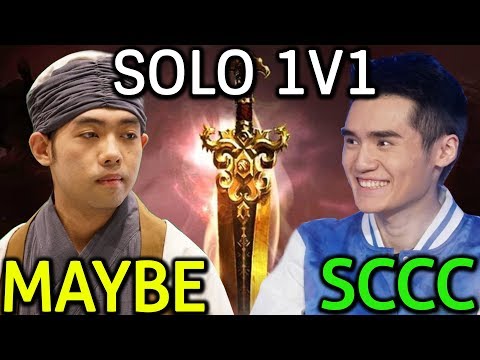 Maybe VS Sccc | Solo 1v1 Shadow Fiend - DAC 2018 Dota 2