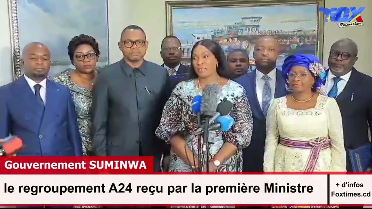 Gouvernement SUMINWA : le regroupement A24 reçu par la première Ministre