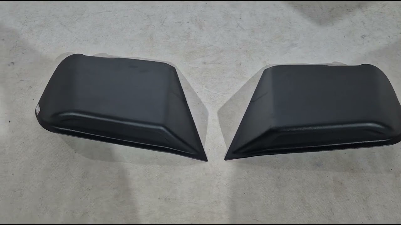 Dacia Duster 2024– Kryty spoileru EuroCap (2 ks, matná černá) Video 1
