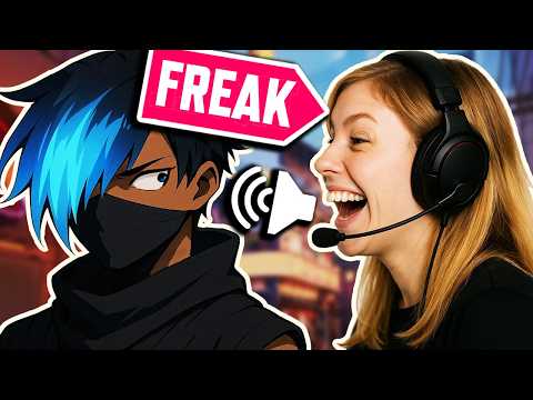 Freaky gamer girl gets Anime Voice Trolled in Marvel Rivals!