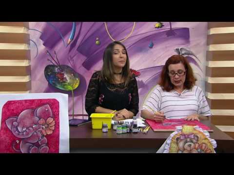 Mulher.com - 09/09/2016 - Pintura em tecido estampado - Silmara Cortegozo P2