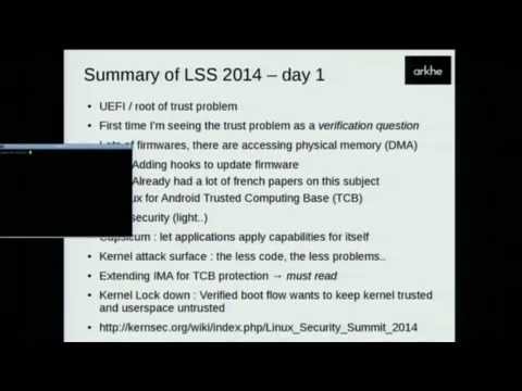 Kernel Recipes 2014 - Linux Security Modules : tracing, deciding, acting