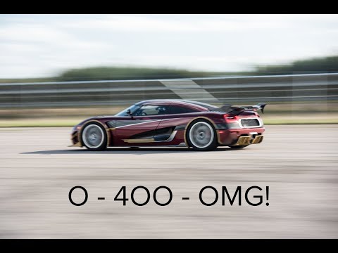 Koenigsegg Agera RS récord 0-400-0