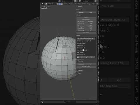 Find loose mesh in Blender, like this! Free addon!