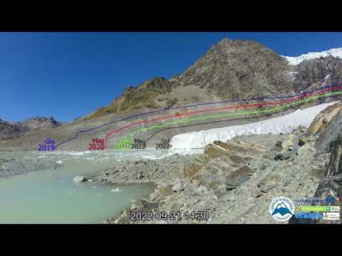 Italian glacier shrinks over four summers