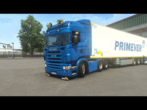 Euro Truck Simulator 2 | ETS2 1.47 | Scania V8 R5 series | Poznan (PL) to Ostrava (CZ)