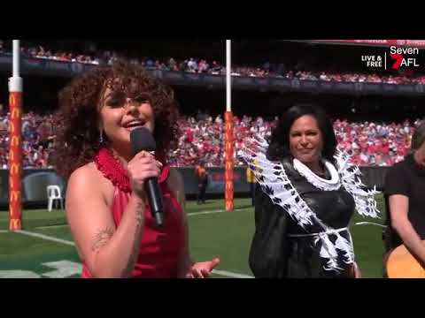 Christine Anu and her daughter Zipporah perform My Island Home